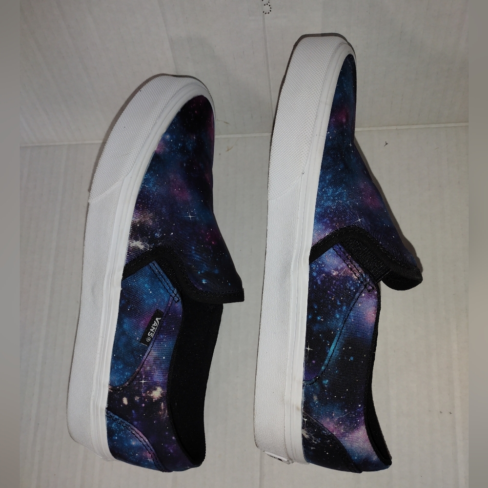 Vans Sneakers Women Size 6.5 Galaxy Slip Ons - Picture 6 of 10